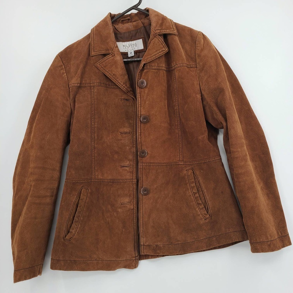 Wilsons Leather Coat Women's Medium.